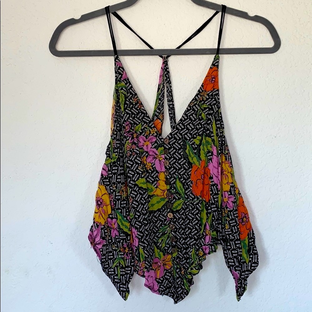 Open back crop top size XS